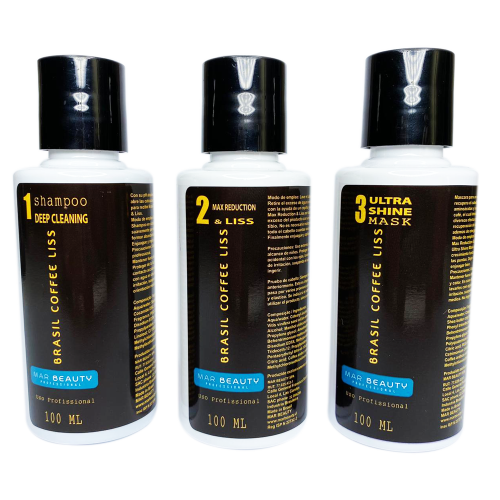 Kit Alisado Brasil Coffee Liss 100Ml Mar Beauty