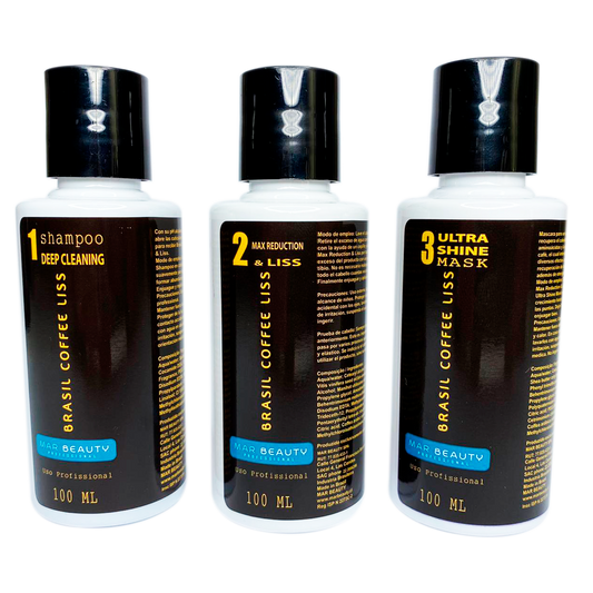 Kit Alisado Brasil Coffee Liss 100Ml Mar Beauty