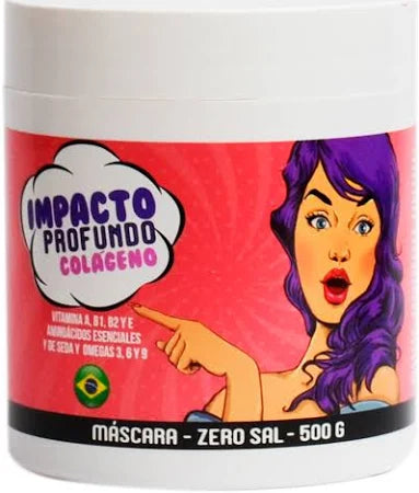 Mascara Hidratante impacto Profundo 500g Mar Beauty